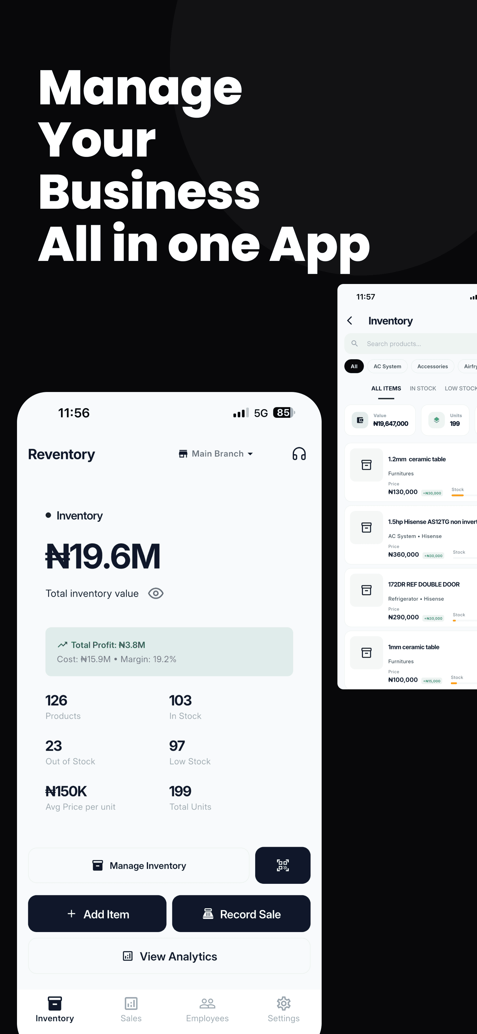 Reventory App
